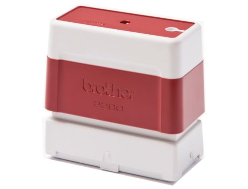 Carimbo automatico brother 22 mm x 60 mm vermelho , Brother , 28576 , 4977766673310